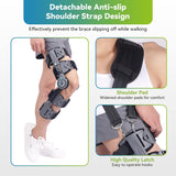 Hinged ROM Post OP Knee Immobilizer Leg