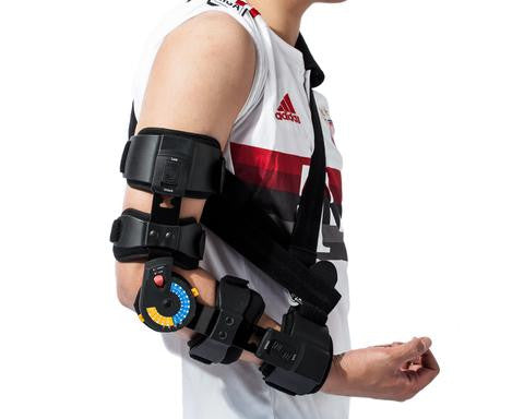 Orthomen Hinged ROM Elbow Brace, Adjustable Post OP Elbow Brace
